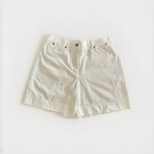 Jones New York Sport Petite White Cotton Shorts-Size 12P